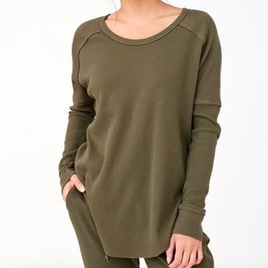 *SOLD* TNA Aritzia Thermal Waffle Knit Shirt